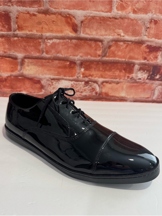 Allen Edmonds Mens Black Patent Leather Shoe Oxford Dress Tuxedo Shoes 12EEE main image 10